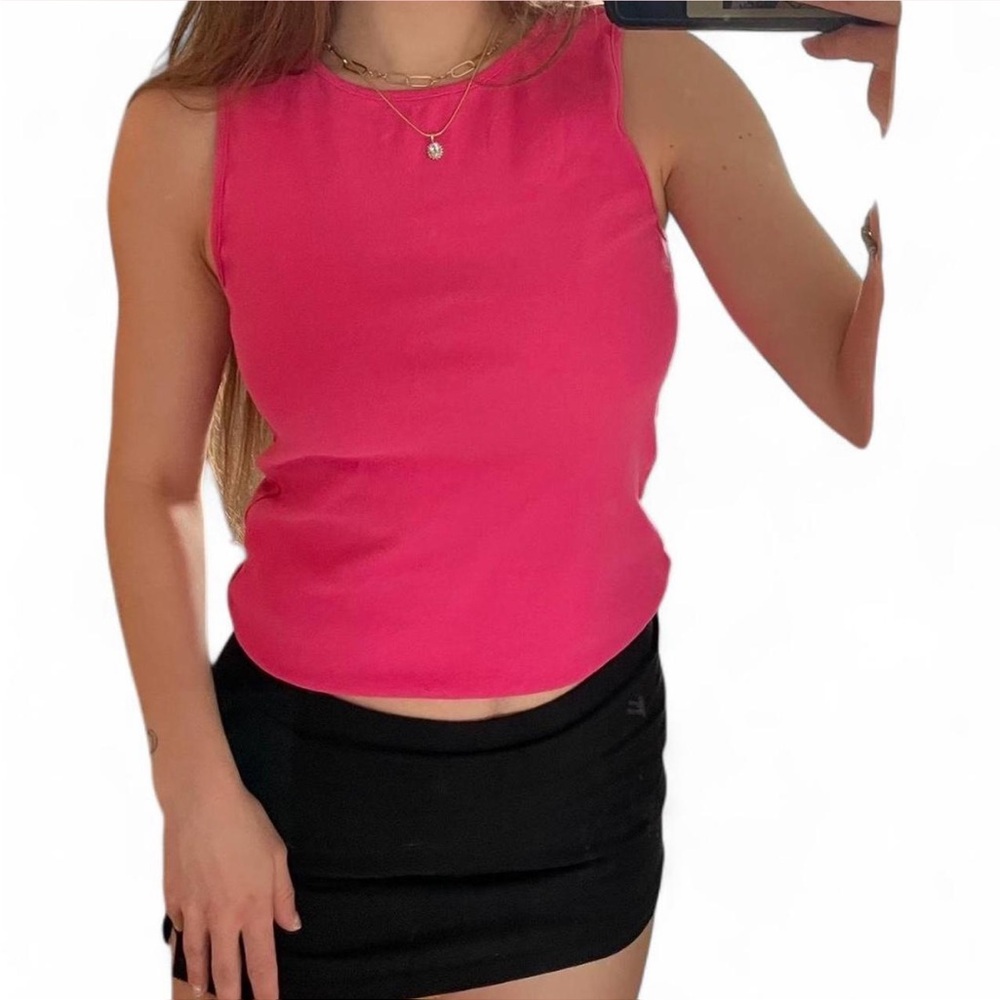 Pink J. Crew Tank Top